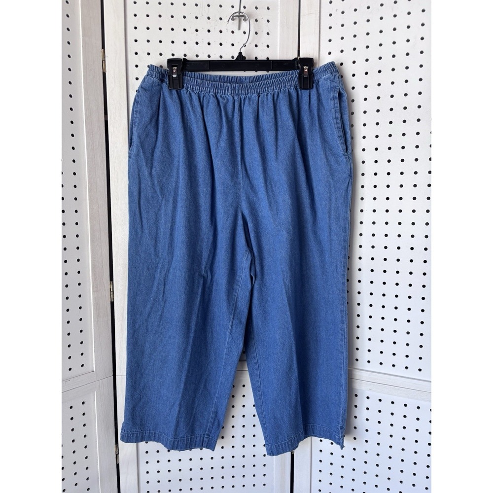 Fashion Bug Women's 14-16‎ Pull On Denim Capri Pants